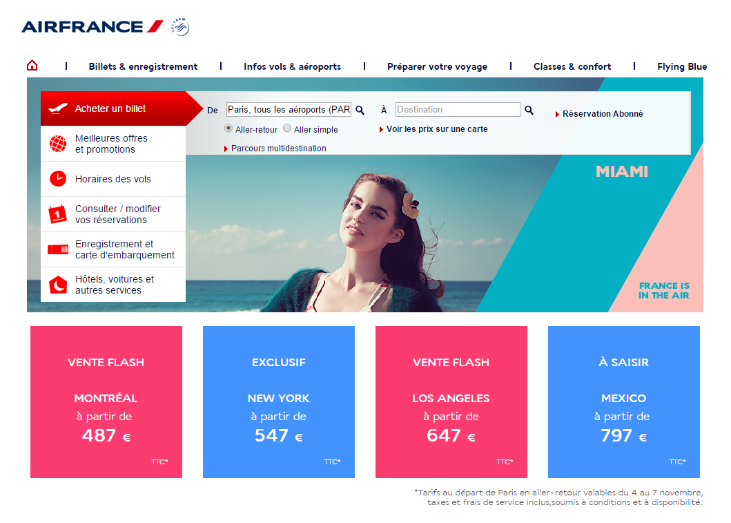 Offerta Air France